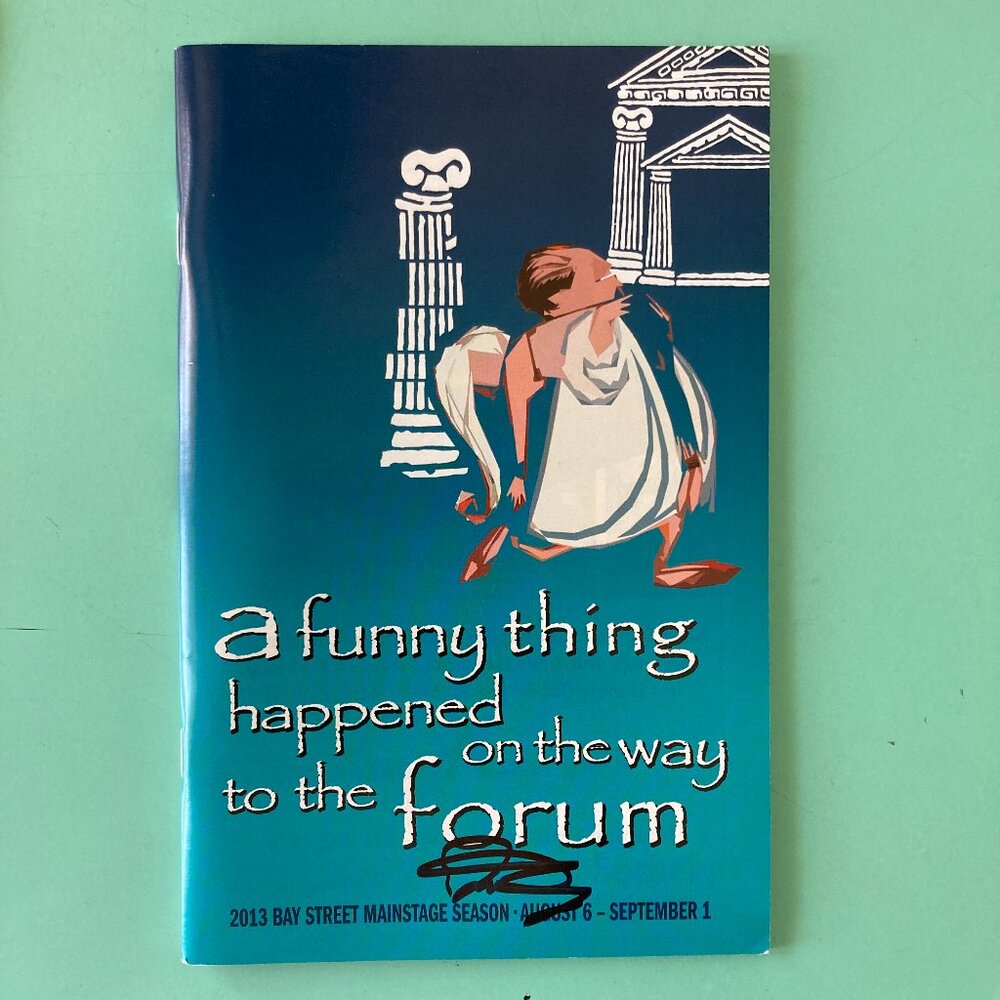Peter Scolari Signed Playbill A Funny Thing Happened on the Way to the Forum